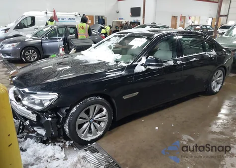 2013 BMW 740Li xDrive from USA, damaged, VIN WBAYF4C56DD127914